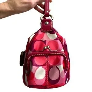 Coach | Bags | Coach 4258 Limited Edition Pink Red Scarf  display picture 2